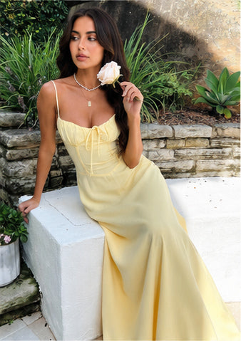 LONG CORSET DRESS