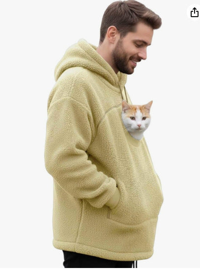 Pullover porta Cane e Gatto con Tasca